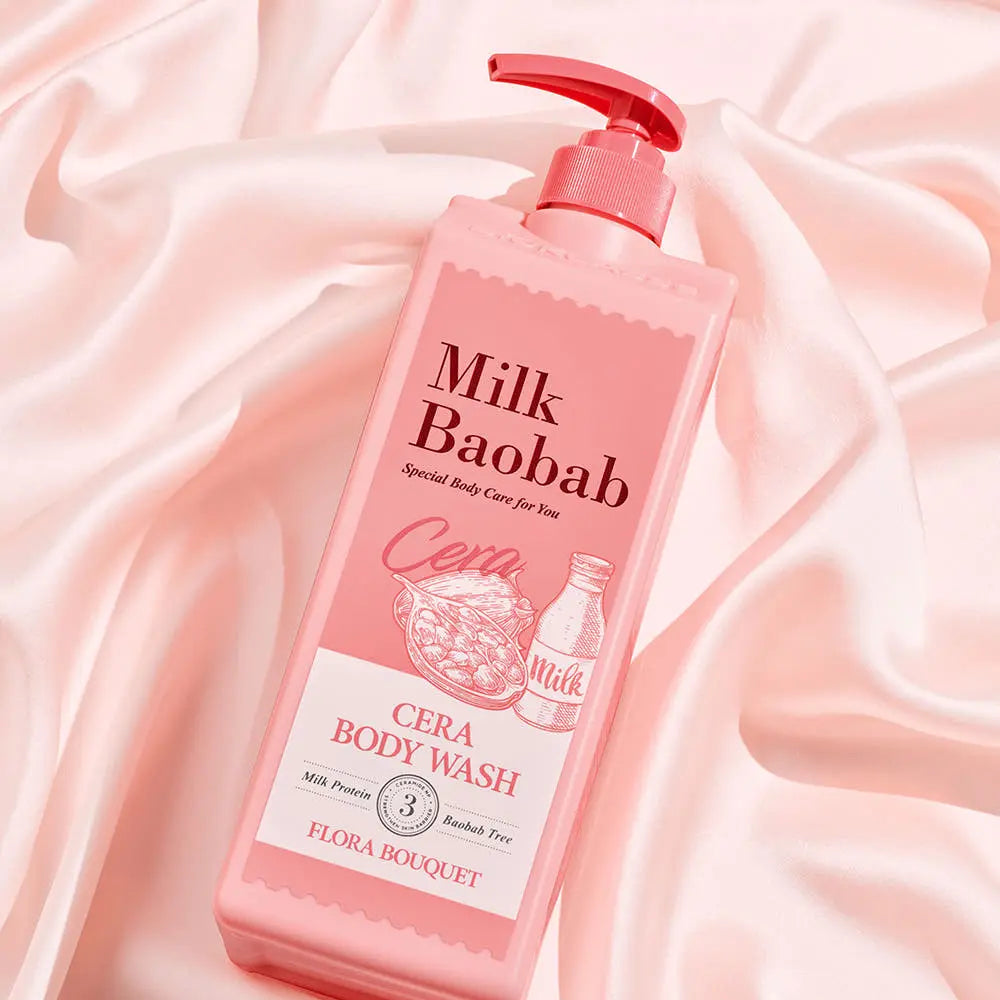 BIOKLASSE MILK BAOBAB CERA Body Wash 1200ml #Flora Bouquet - Atelievuè