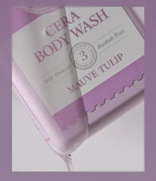 BIOKLASSE Milk Baobab Cera Body Wash 1200ml #Mauve Tulip - Atelievuè