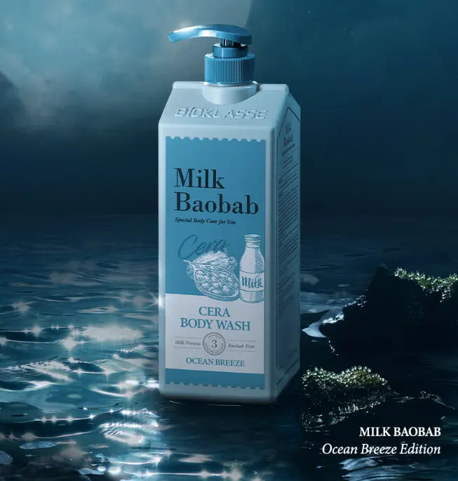BIOKLASSE MILK BAOBAB CERA Body Wash 1200ml #Ocean Breeze - Atelievuè