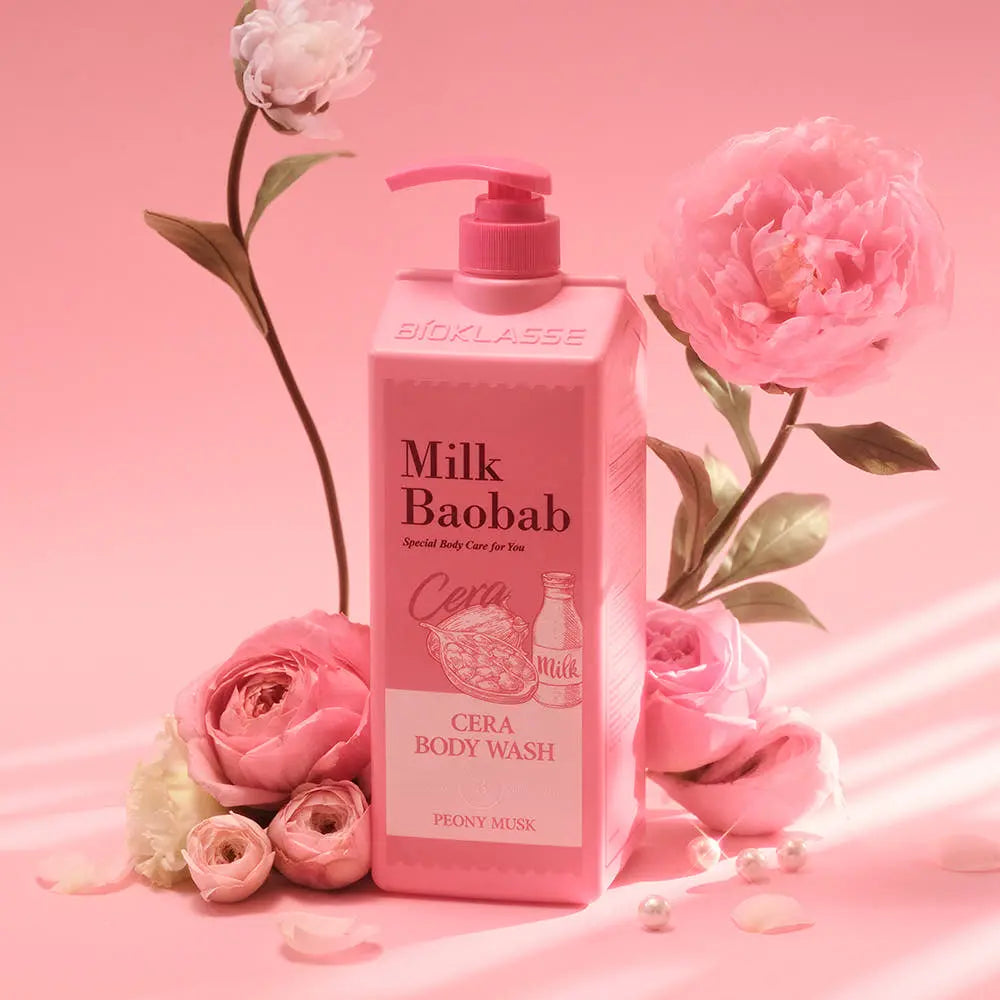 BIOKLASSE MILK BAOBAB CERA Body Wash 1200ml #Peony Musk - Atelievuè