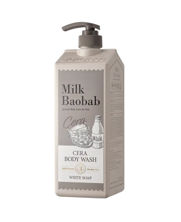 BIOKLASSE MILK BAOBAB CERA Body Wash 1200ml #White Soap - Atelievuè