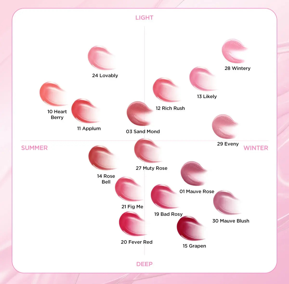 TIRTIR WATERISM Glow Tint 4g (15color) - Atelievuè