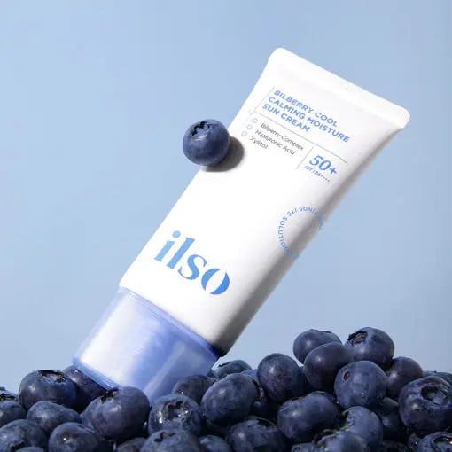 ilso Bilberry Cool Calming Moisture Sun Cream SPF 50+ PA++++ 50ml - Atelievuè