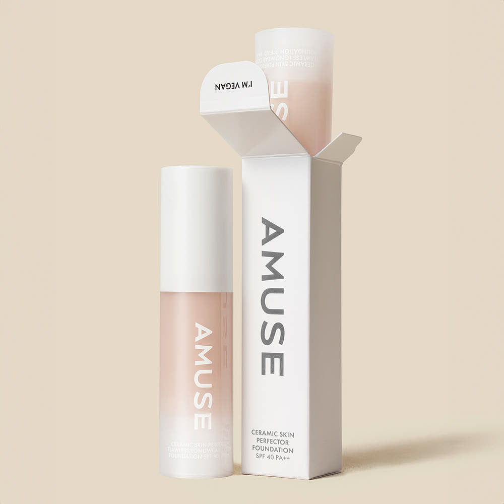 AMUSE Ceramic Skin Perfector Foundation Mini 15mL SPF40 PA++(3 Colors) - Atelievuè