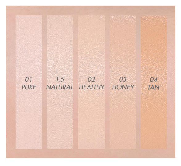AMUSE Dew Power Vegan Cushion SPF 50+ PA++++ SET 15g + 15g(Refill) (4 Colors) - Atelievuè