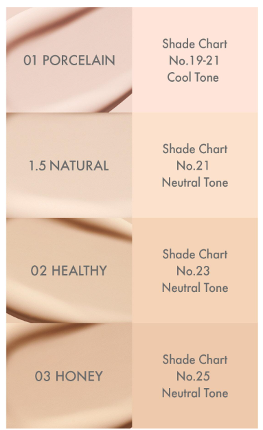 AMUSE Ceramic Skin Perfector Cushion SPF40 PA++ 15g [Refill] (4 Colors) - Atelievuè