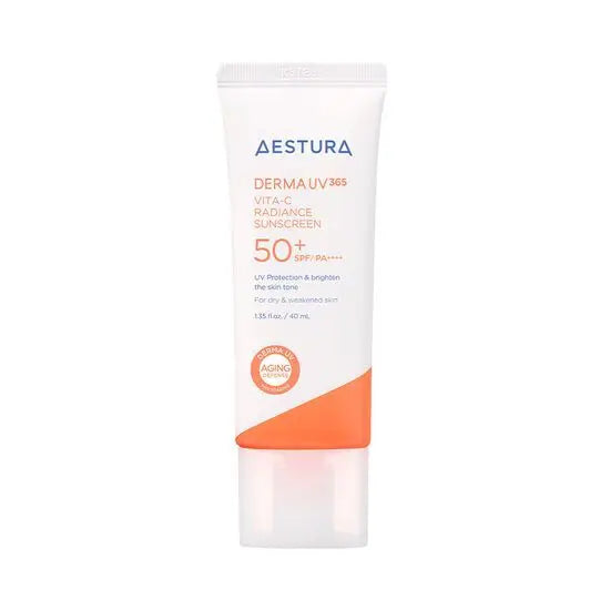 AESTURA DERMA UV 365 VITA-C RADIANCE SUNSCREEN SPF50+ PA++++ 40ml - Atelievuè