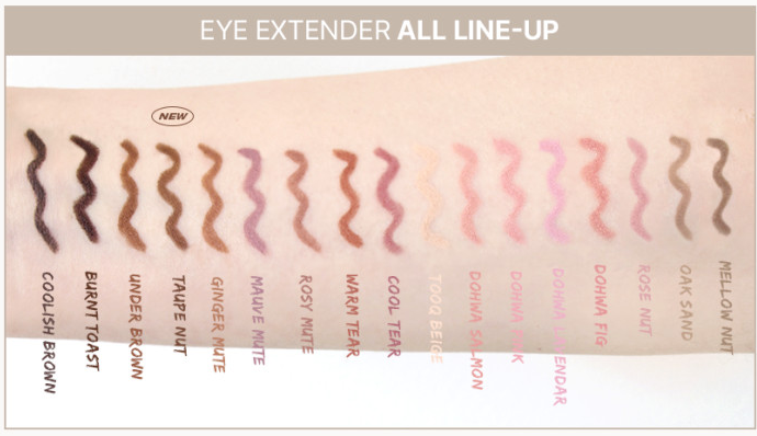 tooq Eye Extender Waterproof Slim Eyeliner 0.12g/0.3g (16colors) - Atelievuè