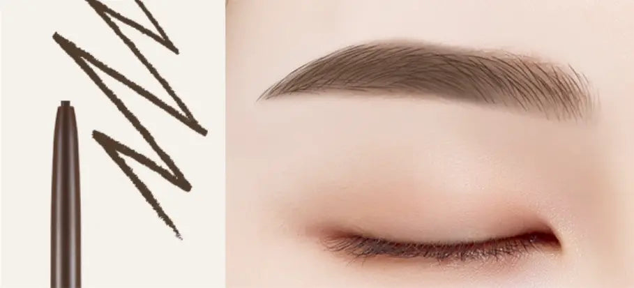 A'pieu Born To Be Madproof Skinny Brow Pencil #01 Dark Brown - Atelievuè