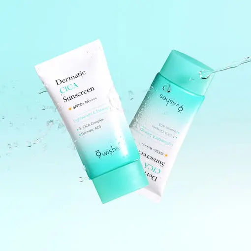 9wishes Dermatic Cica Sunscreen 50ml - Atelievuè