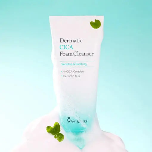 9wishes Dermatic CICA Foam Cleanser 150ml - Atelievuè