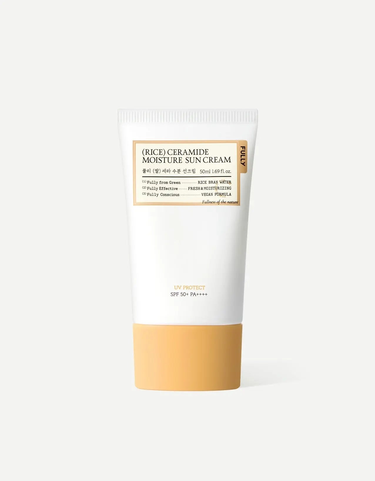 FULLY RICE CERAMIDE MOISTURE SUN CREAM 50ml - Atelievuè