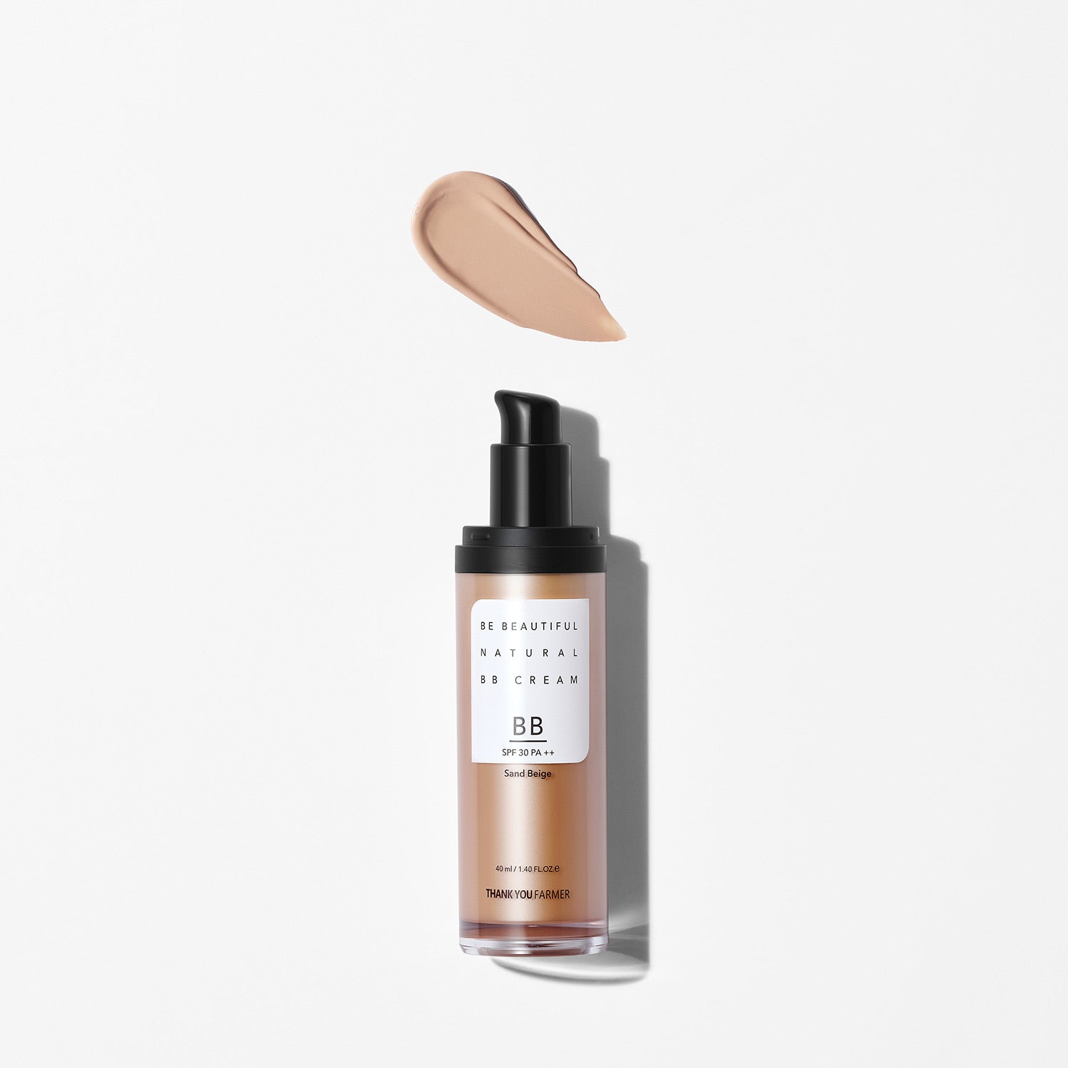 [THANK YOU FARMER] BE BEAUTIFUL NATURAL BB CREAM SPF30 PA++ 40ml #Sand Beige - Atelievuè