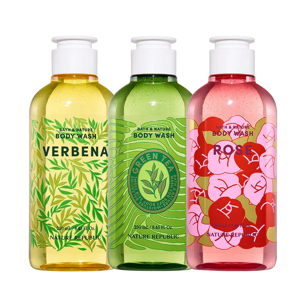 [NATURE REPUBLIC] Bath And Nature Body Wash 250ml (3types) - Atelievuè