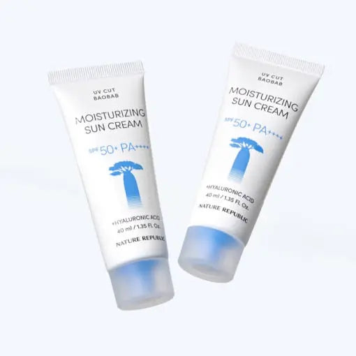 [NATURE REPUBLIC] UV CUT BAOBAB Moisturizing Sun Cream SPF50+ PA++++ 40ml+40ml - Atelievuè