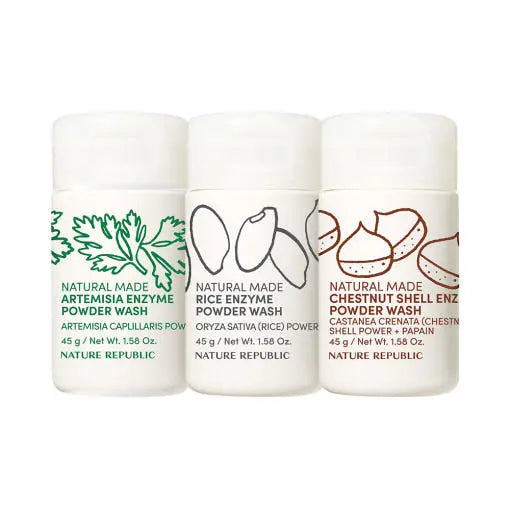 [NATURE REPUBLIC] Natural Made Enzyme Powder Wash 45g (3types) - Atelievuè