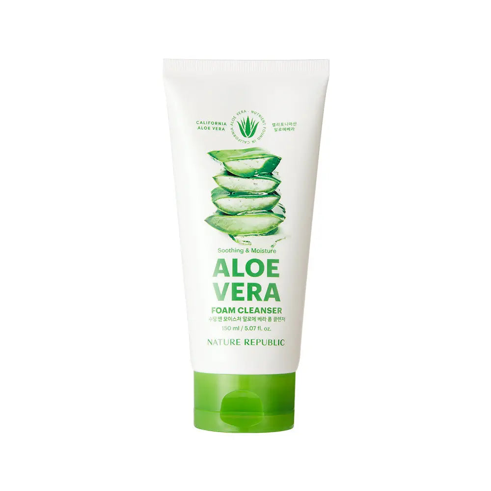 [NATURE REPUBLIC] Soothing & Moisture Aloe Vera Foam Cleanser 150m - Atelievuè