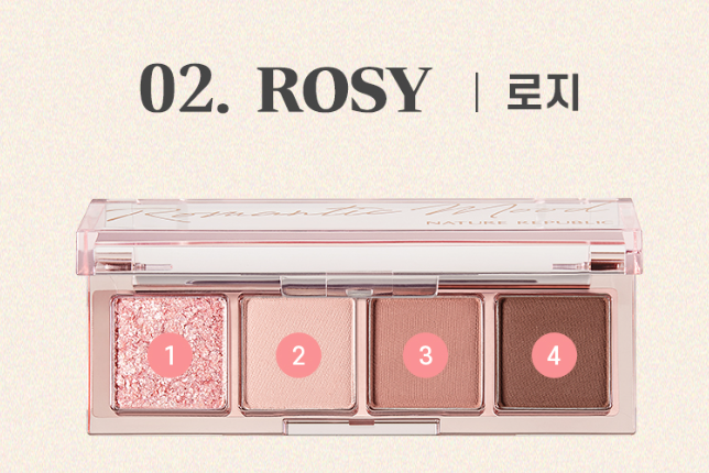 [NATURE REPUBLIC] Daily Basic Palette 2.4~2.7g  (6colors) - Atelievuè