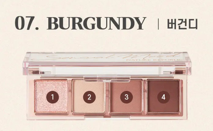 [NATURE REPUBLIC] Daily Basic Palette 2.4~2.7g  (6colors) - Atelievuè