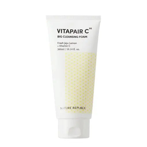 [NATURE REPUBLIC] Vitapair C Big Cleansing Foam 300ml - Atelievuè