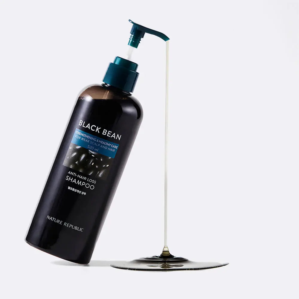 [NATURE REPUBLIC] Black Bean Anti-Hair Loss Shampoo 300ml - Atelievuè