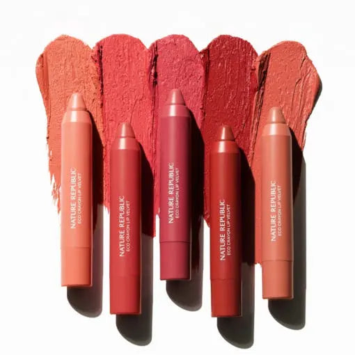[NATURE REPUBLIC] By Flower Eco Crayon Velvet 2.8g (4colors) - Atelievuè
