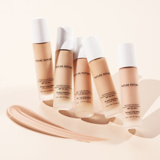 [NATURE REPUBLIC] Provence Air Skin Fit One Day Lasting Foundation SPF30 PA++ 32ml (3colors) - Atelievuè