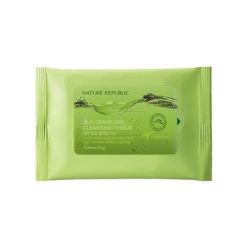 [NATURE REPUBLIC] Jeju Sparkling Cleansing Tissue 70g/15ea - Atelievuè