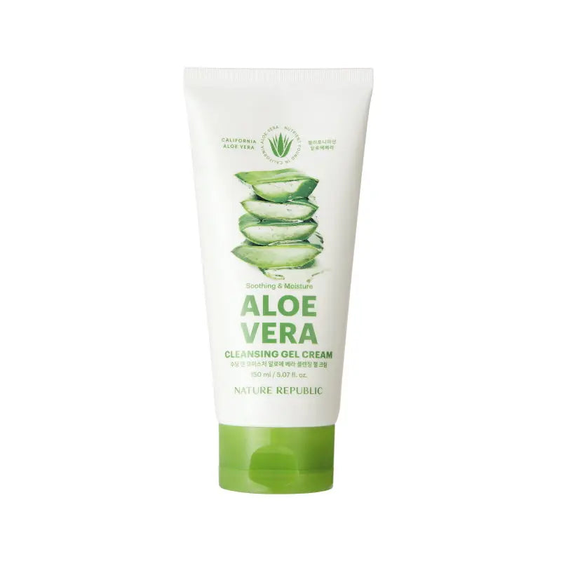 [NATURE REPUBLIC] Soothing & Moisture Aloe Vera Cleansing Gel Cream 150ml - Atelievuè