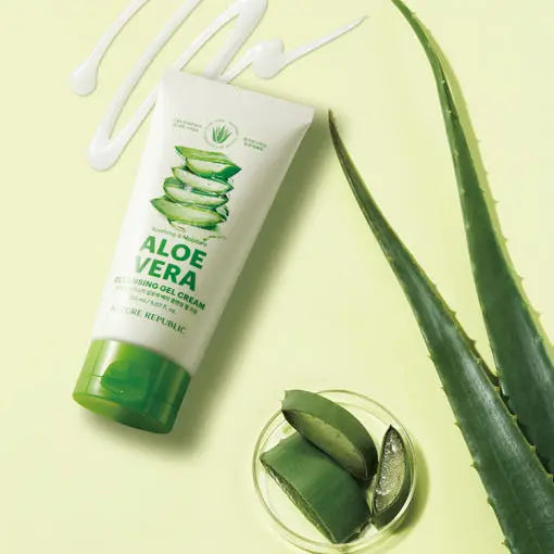 [NATURE REPUBLIC] Soothing & Moisture Aloe Vera Cleansing Gel Cream 150ml - Atelievuè