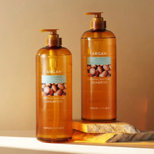 [NATURE REPUBLIC] Argan Essential Deep Care Shampoo 1000ml - Atelievuè