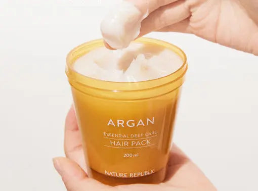 [NATURE REPUBLIC] Argan Essential Deep Care Hair Pack 470ml - Atelievuè