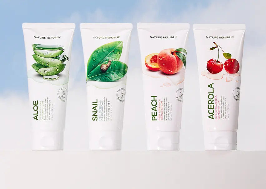 [NATURE REPUBLIC] Fresh Herb Cleansing Foam 170ml (4type) - Atelievuè