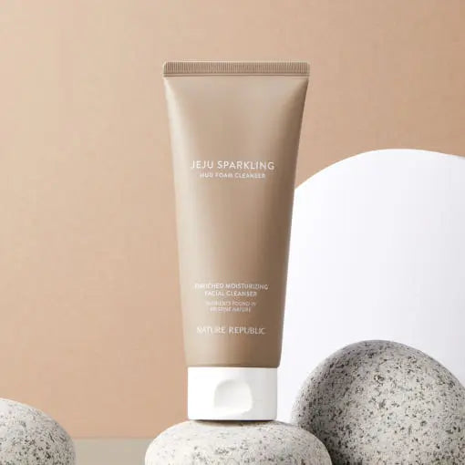 [NATURE REPUBLIC] Jeju Sparkling Mud Foam Cleanser 150ml - Atelievuè
