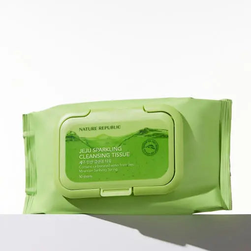 [NATURE REPUBLIC] Jeju Sparkling Cleansing Tissue 50 sheets - Atelievuè
