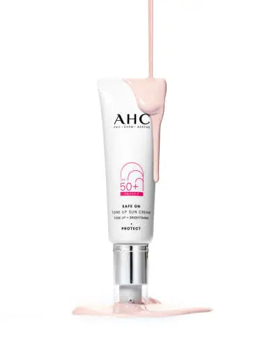 AHC Safe On Tone Up Sun Cream SPF50+ PA++++ 50ml - Atelievuè