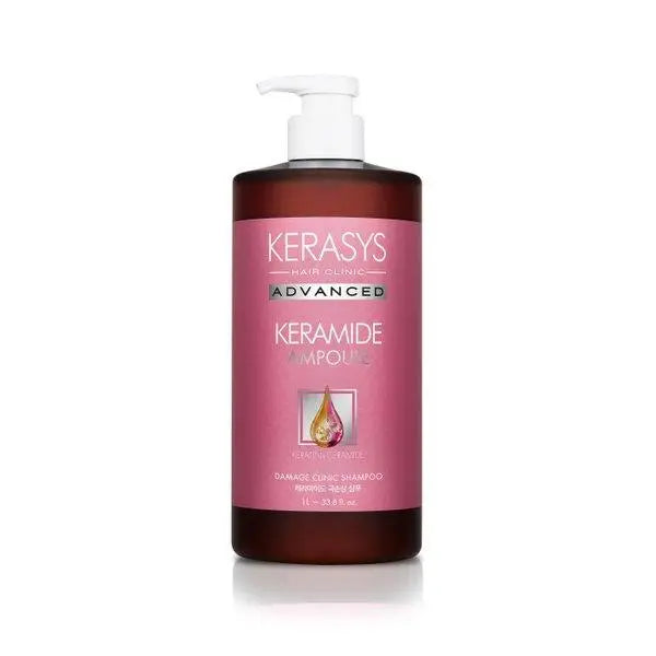 Kerasys Advanced Keramide Ampoule Damage Clinic Shampoo 1L - Atelievuè