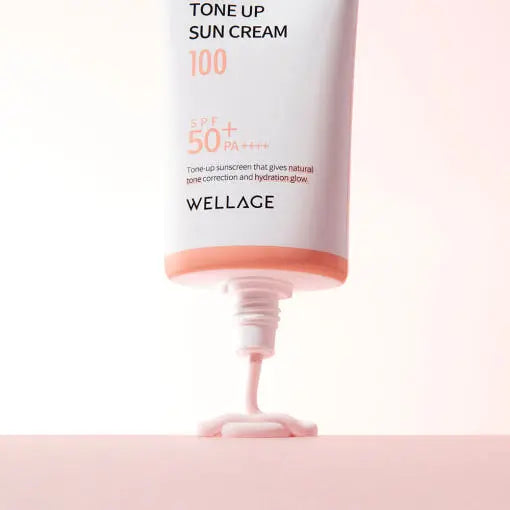 WELLAGE Real Hyaluronic Tone-up Sun Cream SPF50+ PA++++ 50ml - Atelievuè