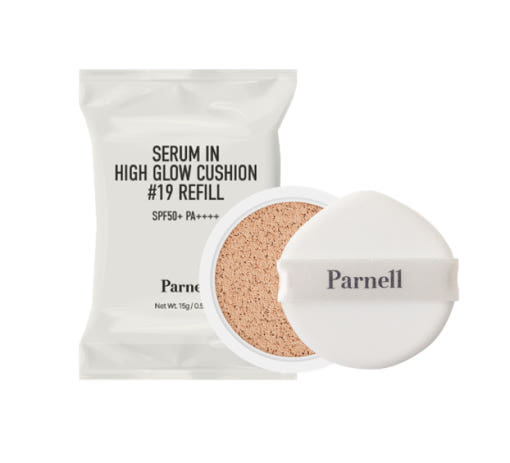 Parnell Serum In High Glow Cushion SPF50+ PA++++ 15g (Refill) #19 Porcelain - Atelievuè