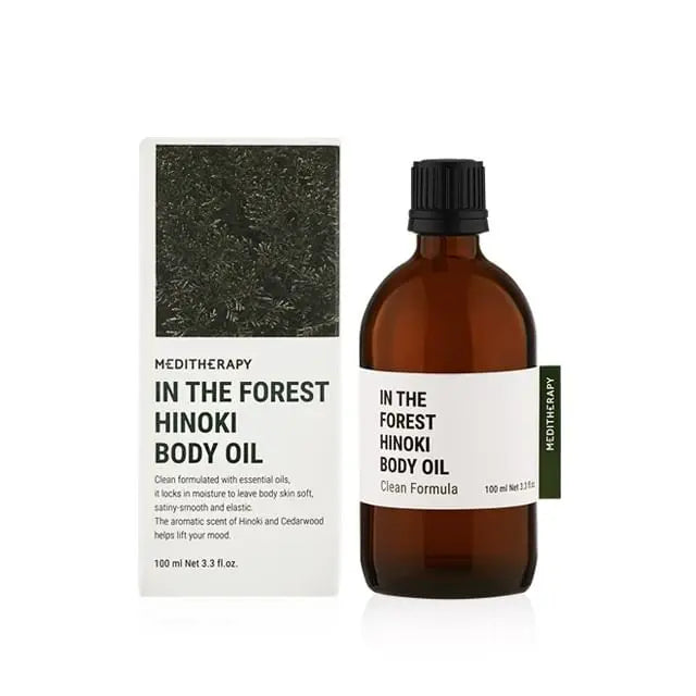 MEDITHERAPY In The Forest Hinoki Body Oil 100ml - Atelievuè