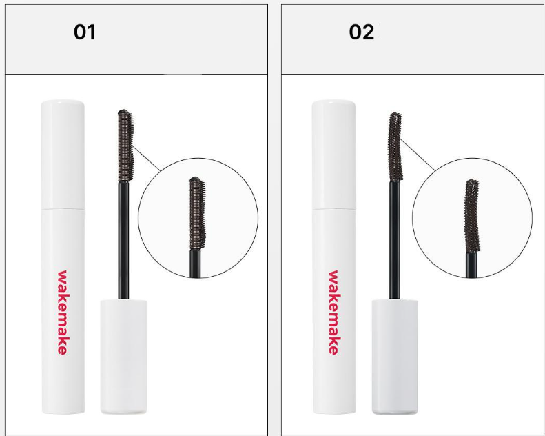 WAKEMAKE Real Defining Lash Mascara 5g+5g[1+1] (2type) - Atelievuè