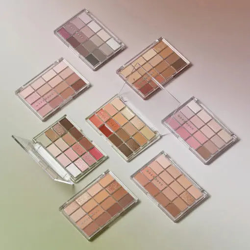 WAKEMAKE Soft Blurring Eye Palette 14g (17colors) - Atelievuè