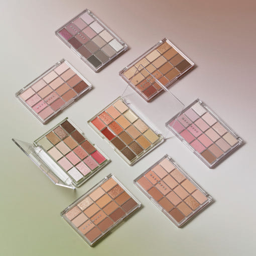 WAKEMAKE Soft Blurring Eye Palette 14g (17colors) - Atelievuè