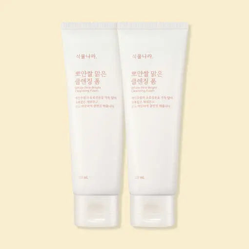 Shingmulnara White Rice Bright Cleansing Foam 120ml+120ml - Atelievuè