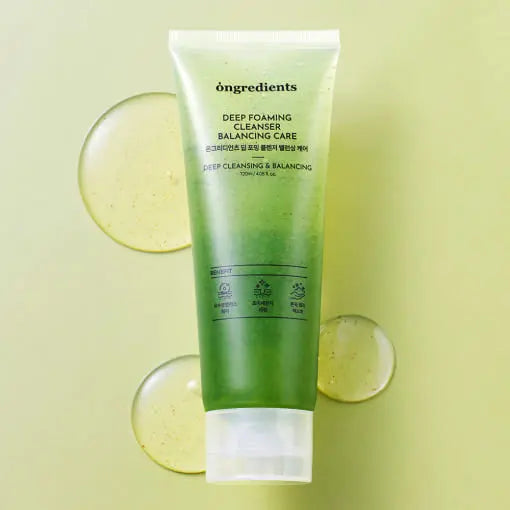 ongredients Deep Foaming Cleanser 120ml - Atelievuè