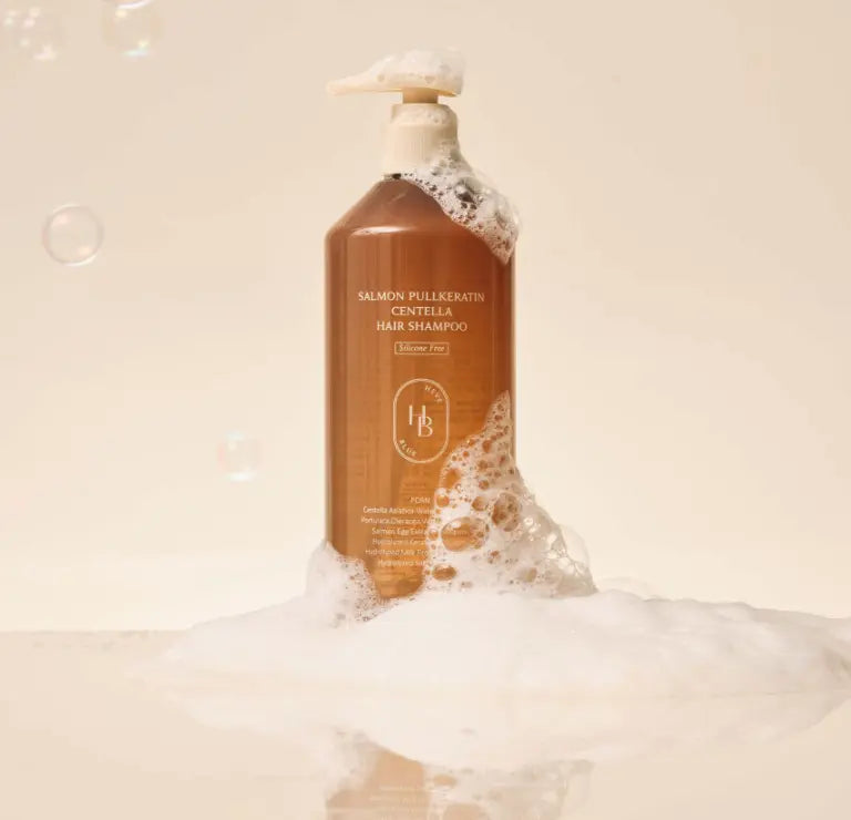 HEVEBLUE Salmon Pullkeratin Centella Hair Shampoo 500ml - Atelievuè