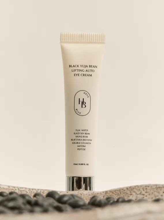 HEVEBLUE Black Yuja Bean Lifting Auto Eye Cream 15ml - Atelievuè
