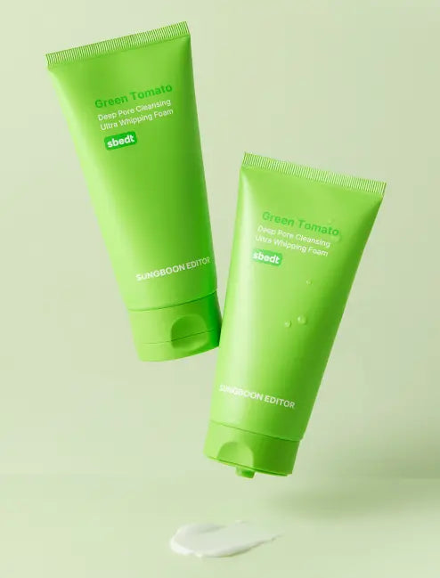 SUNGBOON EDITOR Green Tomato Deep Pore Cleansing Ultra Whipping Foam 120g - Atelievuè
