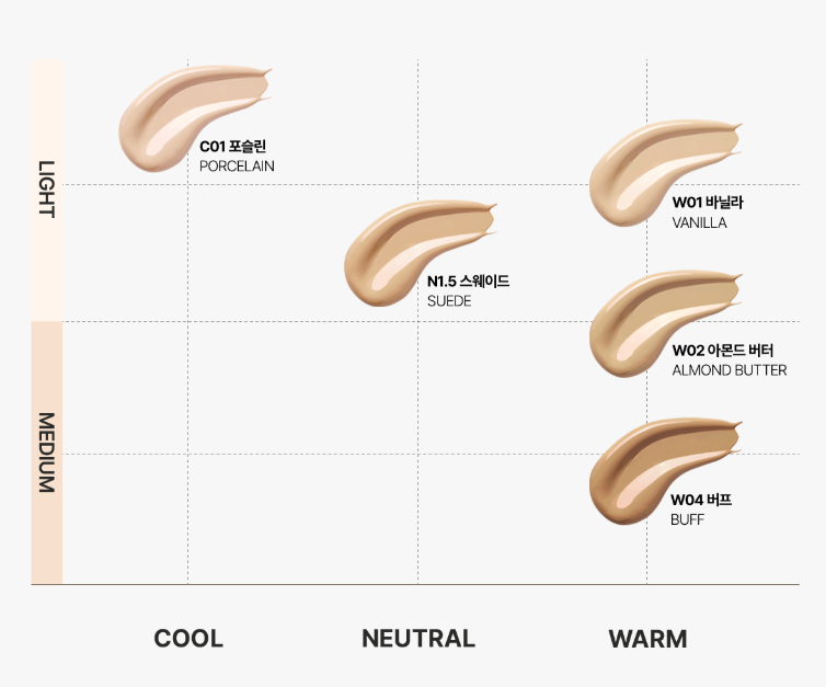 tfit Layering Fit Cover Cushion EX SPF50+ PA++++ 12g (5colors) - Atelievuè