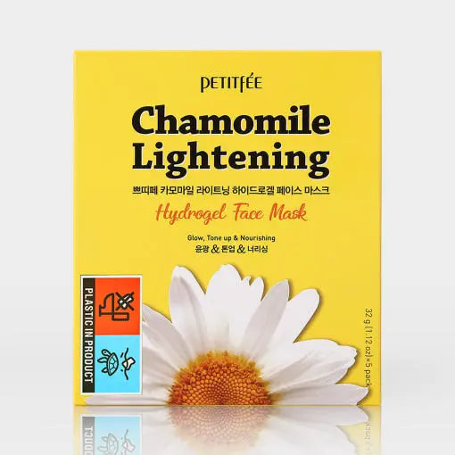 PETITFEE Chamomile Lightening Hydrogel Face Mask 32g X 5ea - Atelievuè